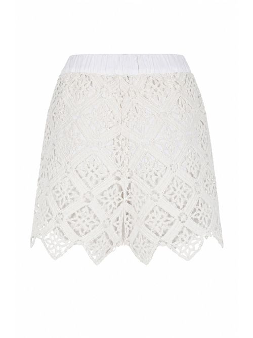 Shorts in crochet di cotone Herno | PT000251D 132951100
